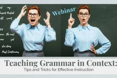 Вебінар: «Teaching Grammar in Context: Tips and Tricks for Effective Instruction»